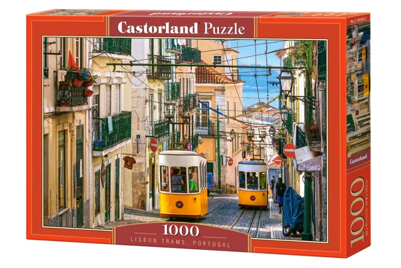 Castorland - Lisbon Trams, Portugal - 1000 Piece Jigsaw Puzzle Best