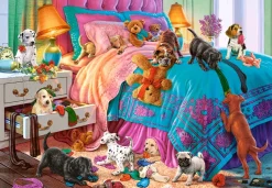Castorland - Naughty Puppies - 1000 Piece Jigsaw Puzzle Fashion