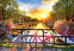 Castorland - Picturesque Amsterdam with Bicycles - 1000 Piece Jigsaw Puzzle Hot