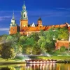 Castorland - Poland, Krakow: Wawel Castle at Night - 1000 Piece Jigsaw Puzzle New
