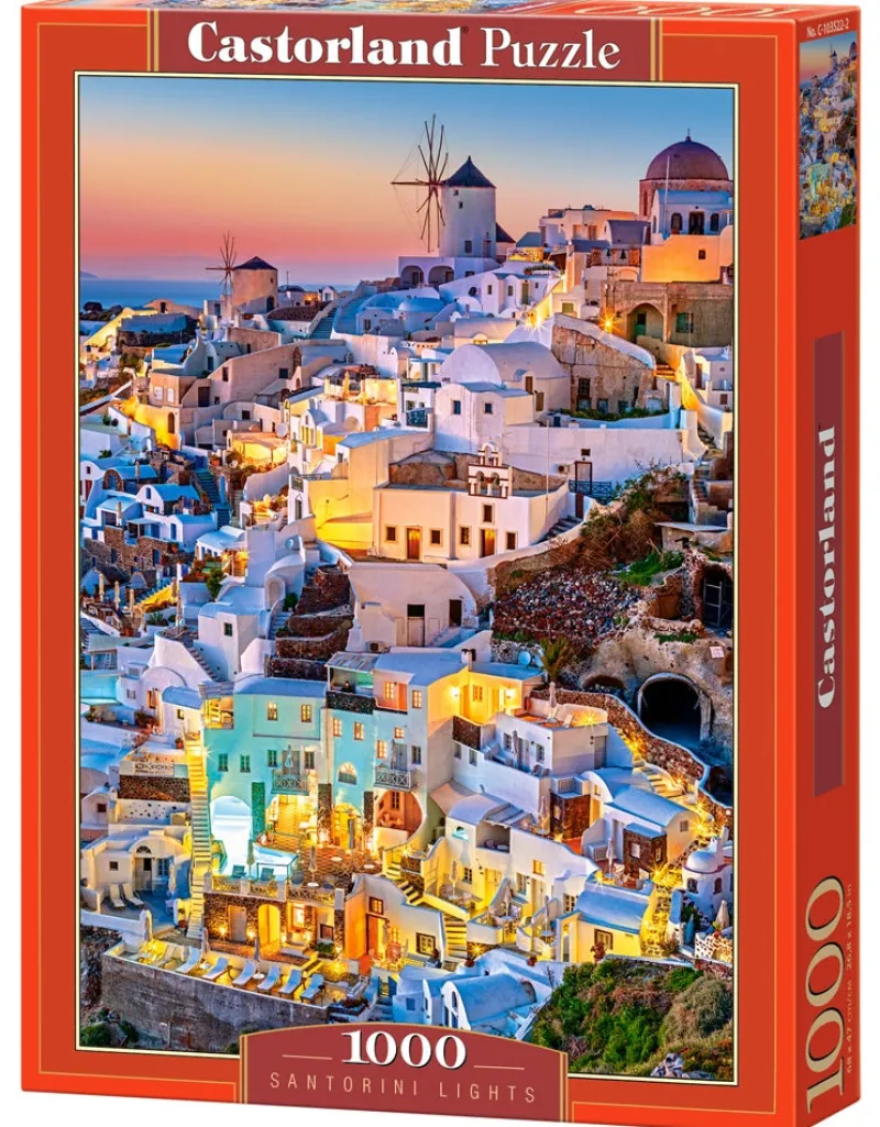 Castorland - Santorini Lights - 1000 Piece Jigsaw Puzzle New