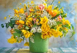 Castorland - Spring Flowers in Green Vase - 1000 Piece Jigsaw Puzzle Sale