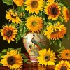 Castorland - Sunflowers in a Peacock Vase - 1000 Piece Jigsaw Puzzle Online