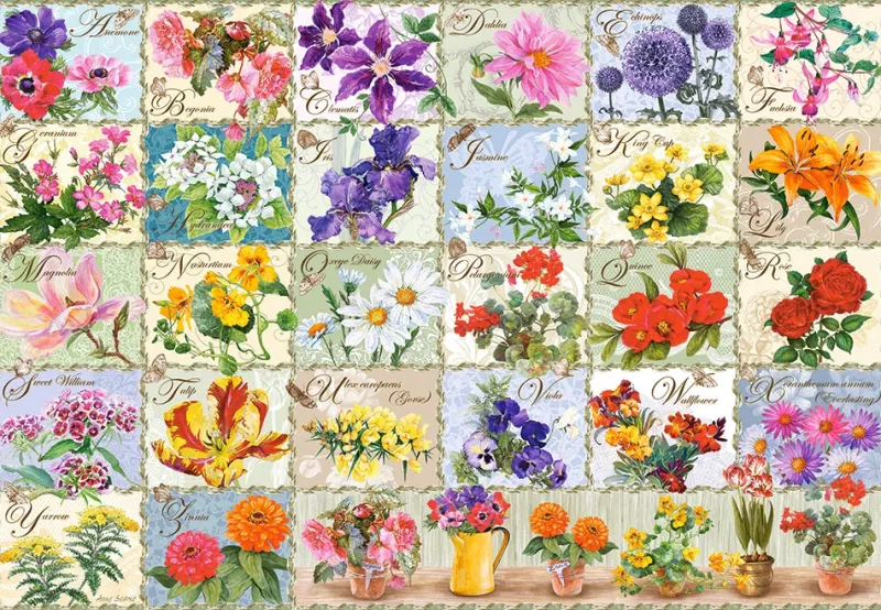 Castorland - Vintage Floral - 1000 Piece Jigsaw Puzzle Sale