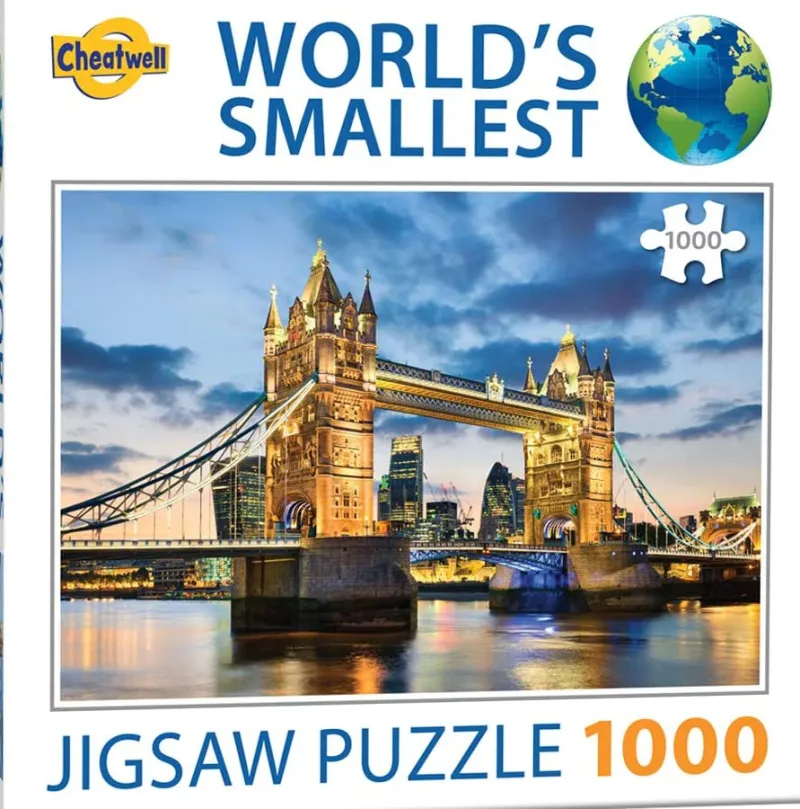 Cheatwell Games - Tower Bridge - World's Smallest 1000 Piece Puzzle Online