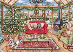 Falcon de luxe Christmas Conservatory - 1000 Piece Jigsaw Puzzle Outlet