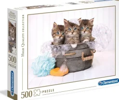 Clementoni - Kittens and Soap - 500 Piece Jigsaw Puzzle Sale