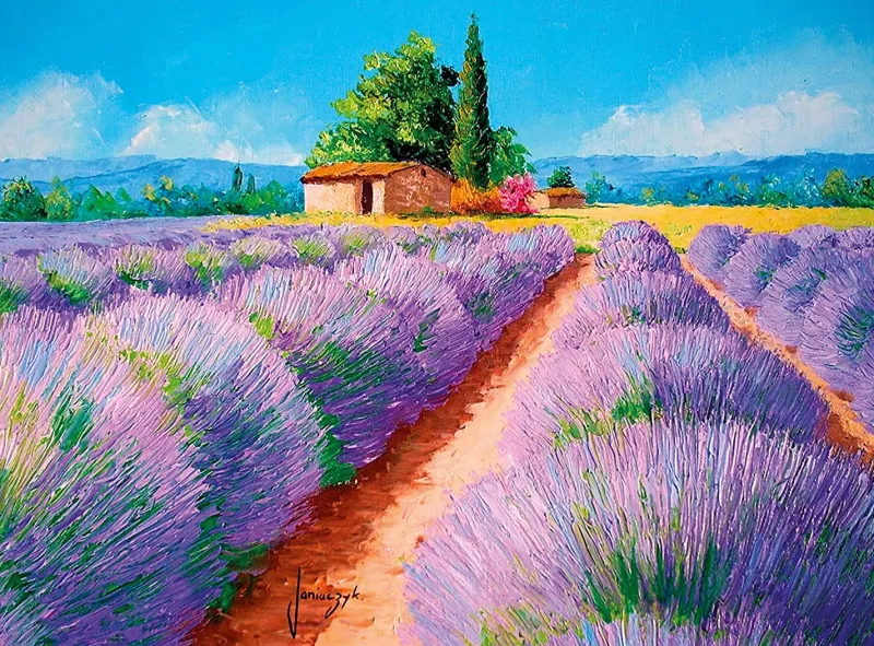 Clementoni - Lavender Scent - 500 Piece Jigsaw Puzzle Sale