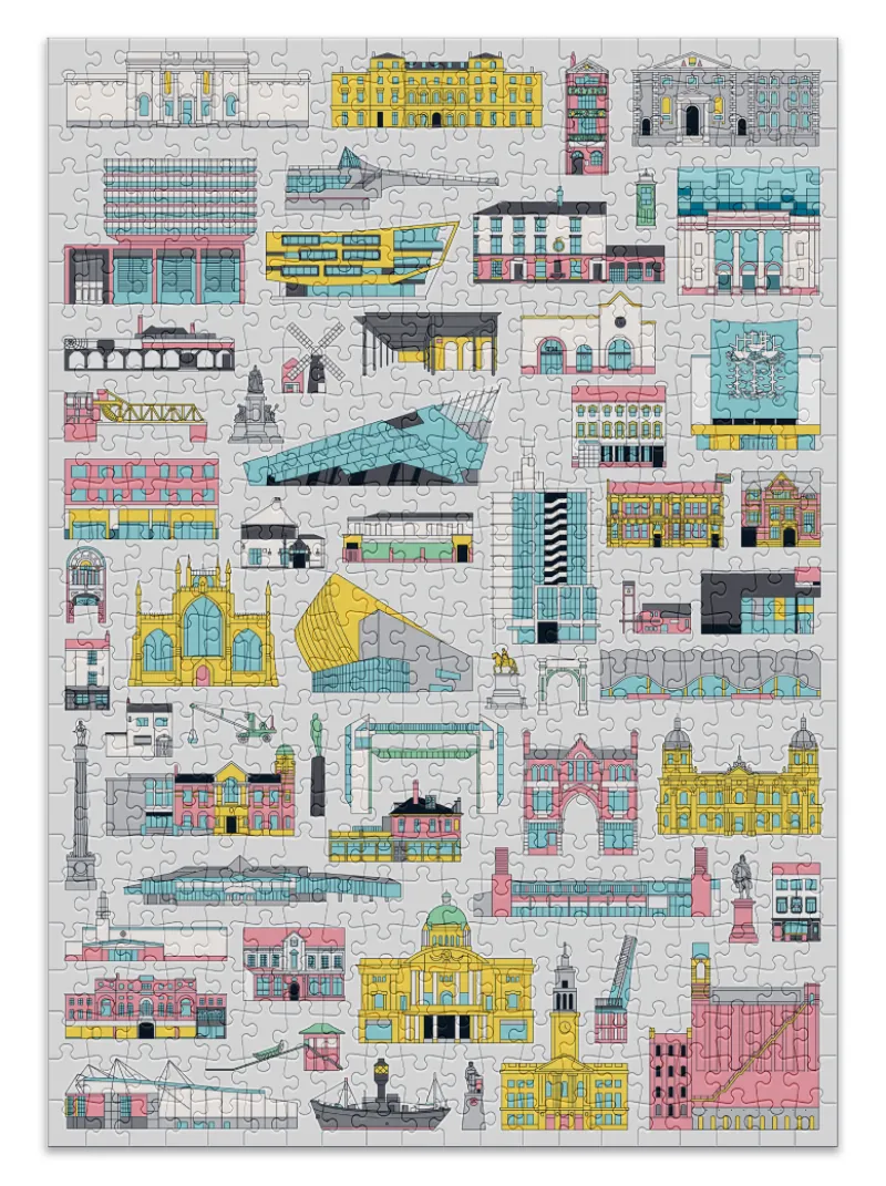 Cloudberries - Buildings - 500 Piece Jigsaw Puzzle Hot