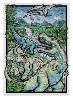 Cloudberries - Dinosaurs 3D - 500 Piece Jigsaw Puzzle Clearance