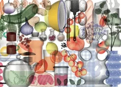 Cloudberries - Kitchen - 1000 Piece Random Cut Jigsaw Puzzle Online