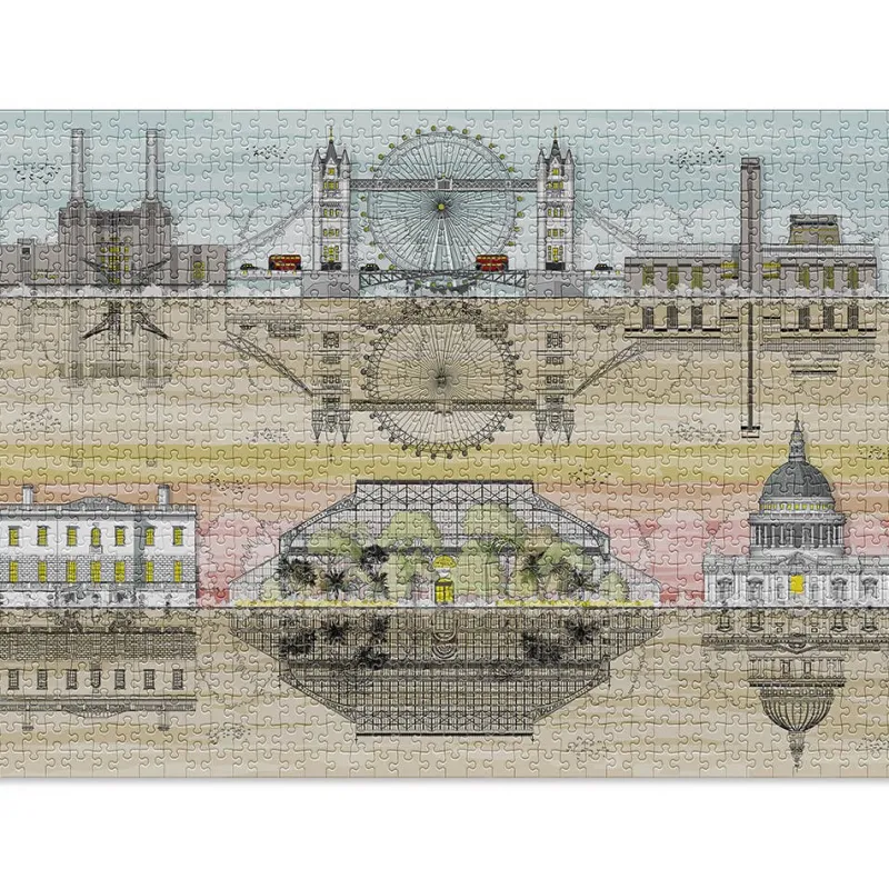 Cloudberries - London - 1000 Piece Jigsaw Puzzle Online