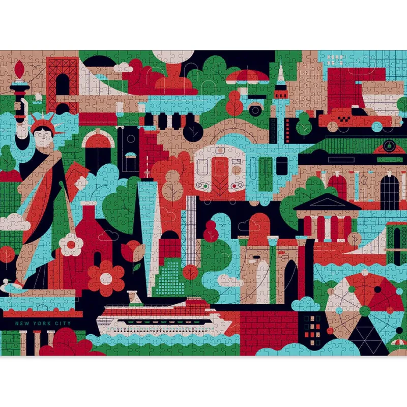 Cloudberries - New York City - 1000 Piece Jigsaw Puzzle New