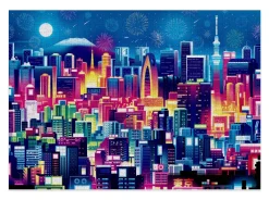 Cloudberries - Tokyo - 1000 Piece Jigsaw Puzzle Clearance