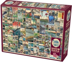 Cobble Hill - 100 Famous Views of Edo - 2000 Piece Jigsaw Puzzle Fashion