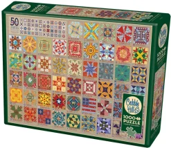 Cobble Hill - 50 States Quilt Blocks - 1000 Piece Jigsaw Puzzle Hot