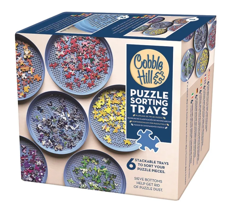 Cobble Hill - 6 x Puzzle Sorting Trays New