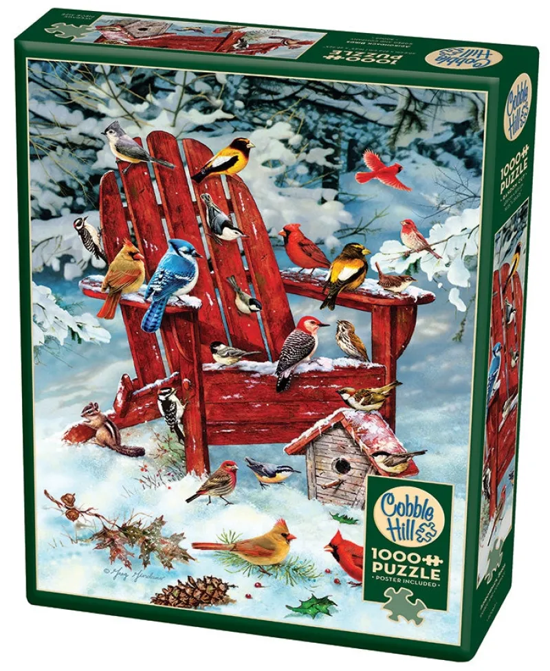 Cobble Hill - Adirondack Birds - 1000 Piece Jigsaw Puzzle Clearance