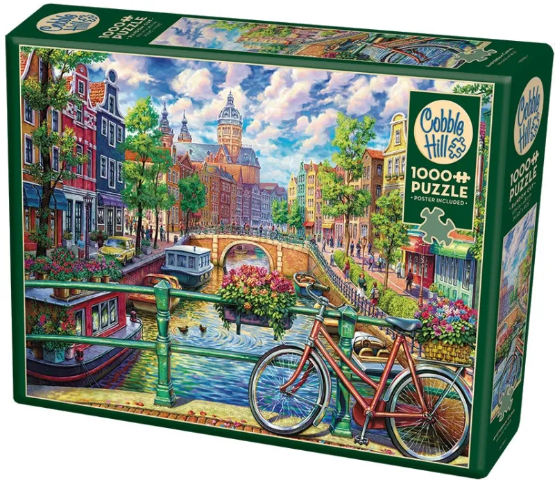 Cobble Hill - Amsterdam Canal - 1000 Piece Jigsaw Puzzle Best