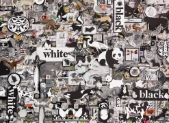 Cobble Hill - Black & White: Animals - 1000 Piece Jigsaw Puzzle Best