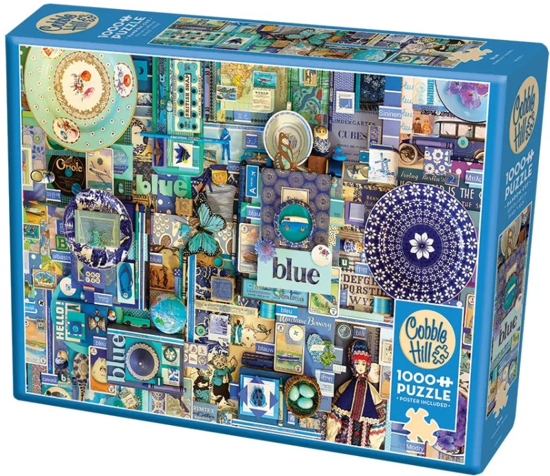 Cobble Hill - Blue - 1000 Piece Jigsaw Puzzle Best