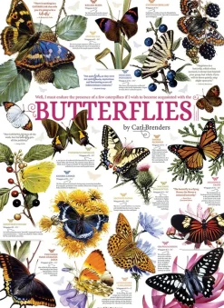 Cobble Hill - Butterfly Collection - 1000 Piece Jigsaw Puzzle Clearance