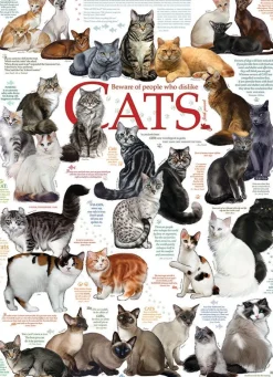 Cobble Hill - Cat Quotes - 1000 Piece Jigsaw Puzzle Sale