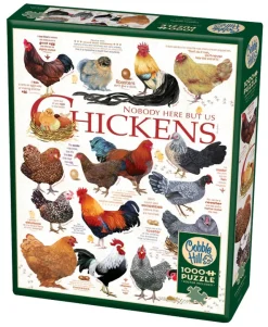 Cobble Hill - Chicken Quotes - 1000 Piece Jigsaw Puzzle Fashion
