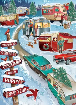 Cobble Hill - Christmas Campers - 1000 Piece Jigsaw Puzzle Sale