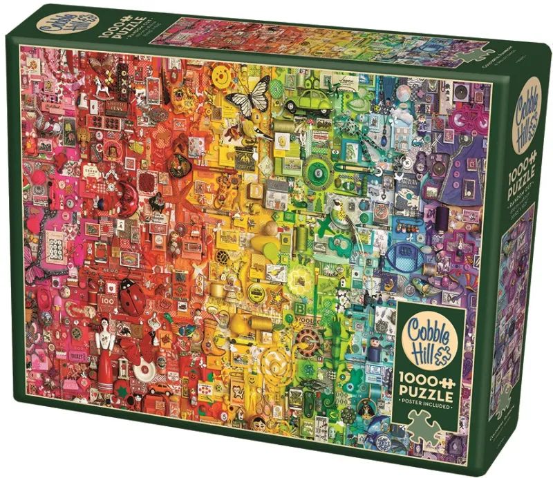 Cobble Hill - Colourful Rainbow - 1000 Piece Jigsaw Puzzle Sale