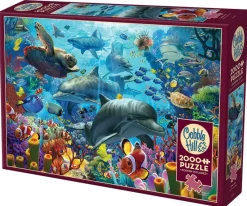 Cobble Hill - Coral Sea - 2000 Piece Jigsaw Puzzle Discount