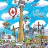 Cobble Hill - DoodleTown: Toronto - 1000 Piece Jigsaw Puzzle Best