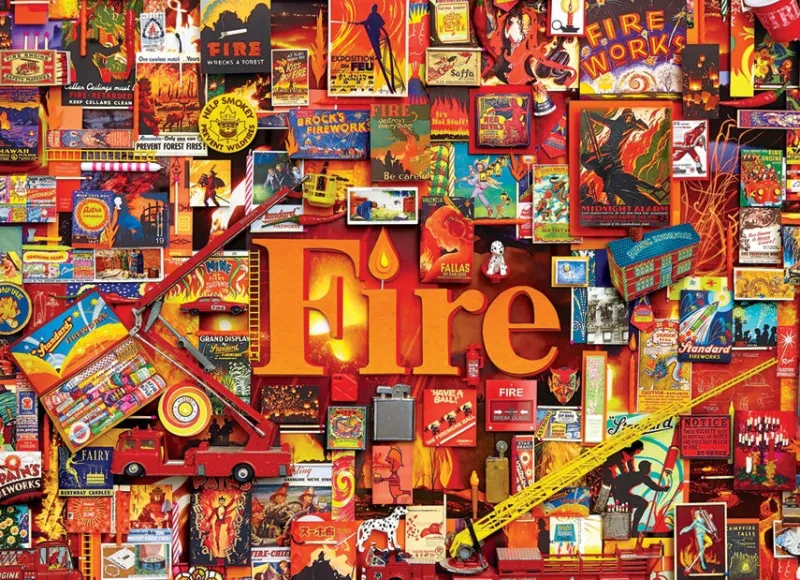 Cobble Hill - Fire - 1000 Piece Jigsaw Puzzle Sale