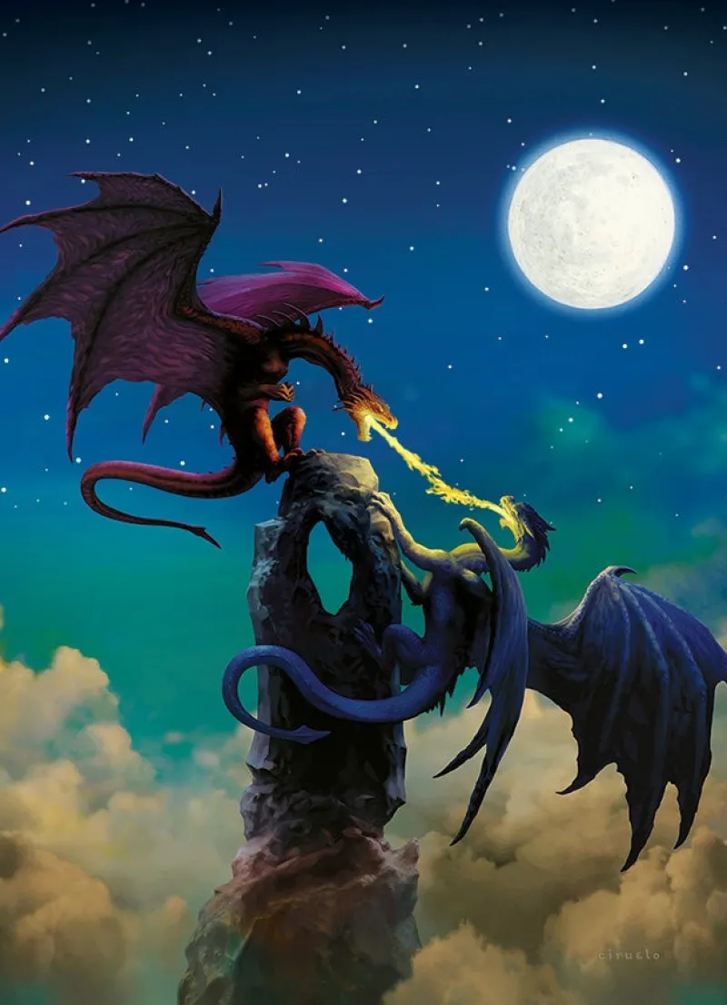 Cobble Hill - Fire Swords - 1000 Piece Jigsaw Puzzle Best