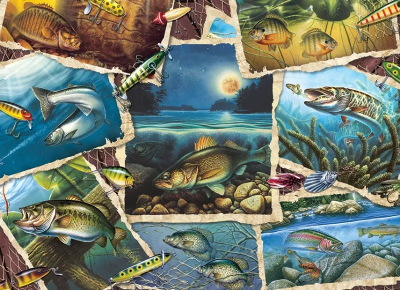Cobble Hill - Fish Pics - 1000 Piece Jigsaw Puzzle Sale