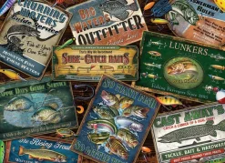 Cobble Hill - Fish Signs - 1000 Piece Jigsaw Puzzle Clearance