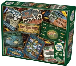 Cobble Hill - Fish Signs - 1000 Piece Jigsaw Puzzle Clearance