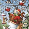 Cobble Hill - Frosty Feeds His Friends - 1000 Piece Jigsaw Puzzle Online