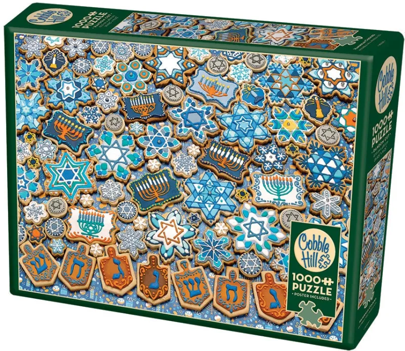 Cobble Hill - Hanukkah Cookies - 1000 Piece Jigsaw Puzzle New