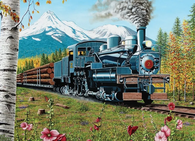 Cobble Hill - Lumbering Along - 1000 Piece Jigsaw Puzzle Fashion