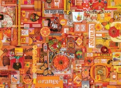 Cobble Hill - Orange - 1000 Piece Jigsaw Puzzle Best