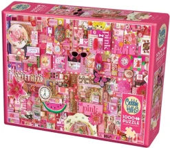 Cobble Hill - Pink - 1000 Piece Jigsaw Puzzle Hot