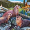 Cobble Hill - River Otters - 1000 Piece Jigsaw Puzzle Discount