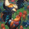 Cobble Hill - Roosters - 1000 Piece Jigsaw Puzzle New