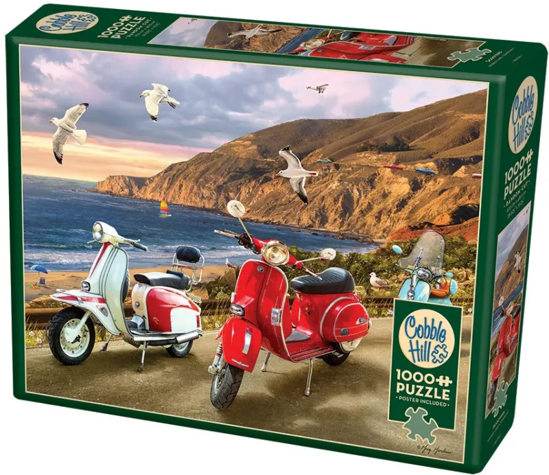 Cobble Hill - Scooters - 1000 Piece Jigsaw Puzzle Best