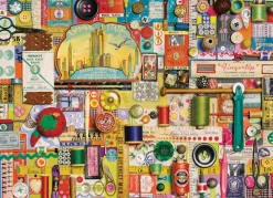 Cobble Hill - Sewing Notions - 1000 Piece Jigsaw Puzzle Clearance