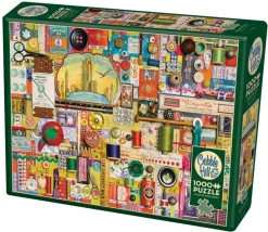 Cobble Hill - Sewing Notions - 1000 Piece Jigsaw Puzzle Clearance
