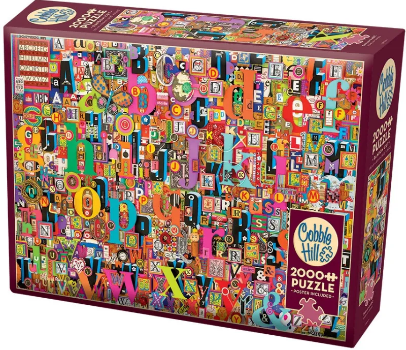 Cobble Hill - Shelley's ABC - 2000 Piece Jigsaw Puzzle Fashion