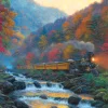 Cobble Hill - Smoky Train - 1000 Piece Jigsaw Puzzle Online