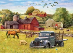 Cobble Hill - Summer Afternoon on the Farm - 1000 Piece Jigsaw Puzzle Outlet